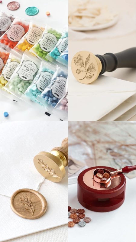 Wax Seal Kit - Wax Seal Furnace, Wax Seal Spoon, Wax Seal Beads and Wax Stamp