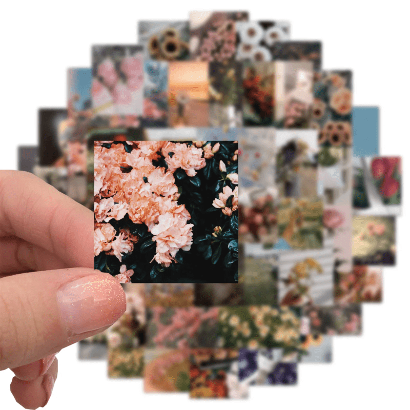 50 Pcs Thematic Stickers Decorations for Scrapbooking, Laptop Water Botter Guitar,Merry Christmas Supplies,Gift for Family Friends - Image 3
