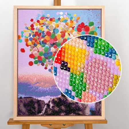 Diamond Painting Kits for Adults Full Drill Round Diamond 5d Diamond Paintings (43*54 cm )