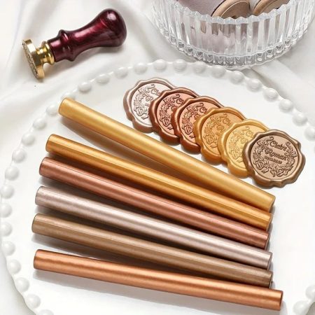 10pcs/set Wax Sticks for Wax Seal; Envelopes, Wine, Packages Gift Wrap